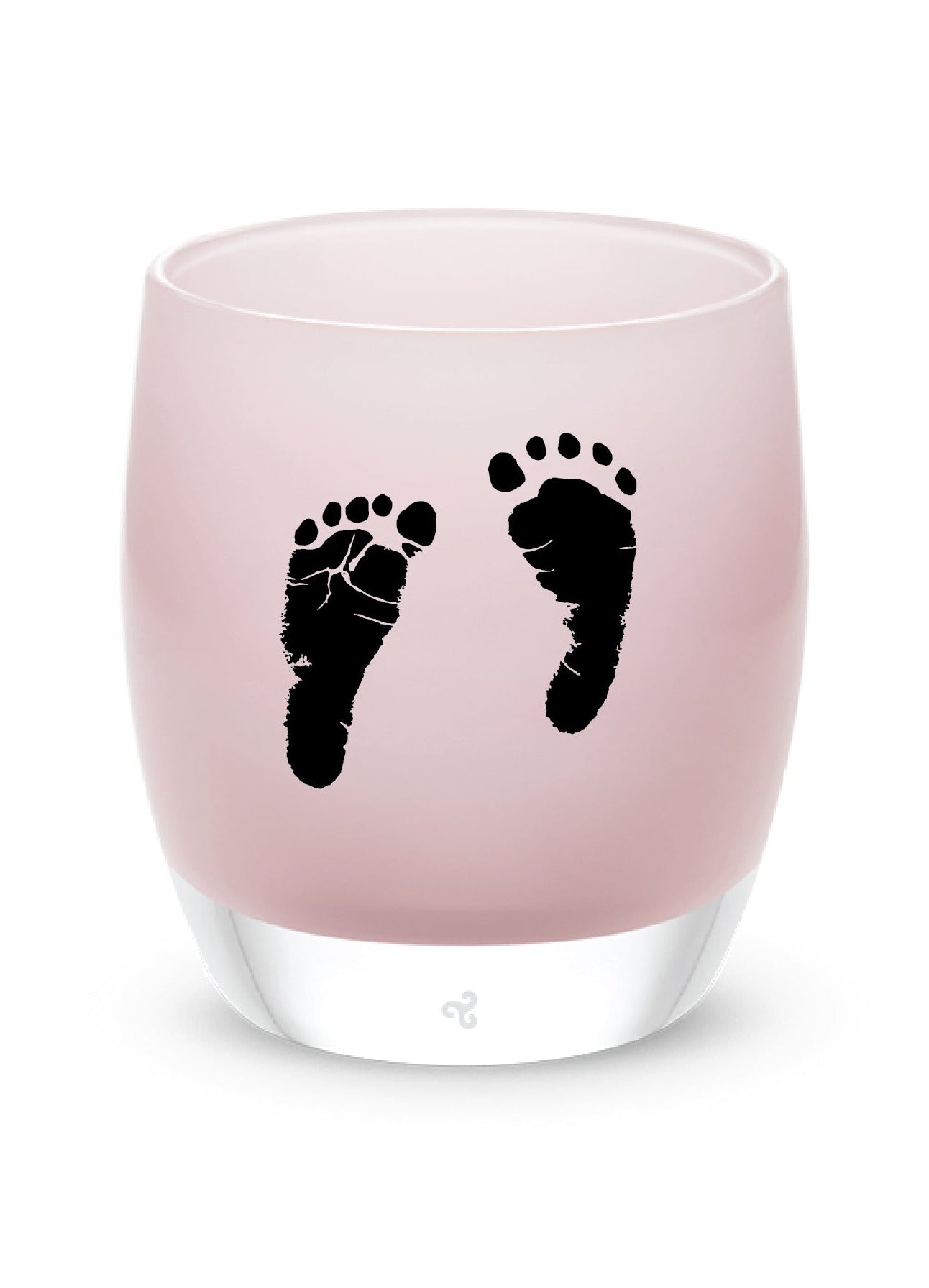 Little Girl Etched glassybaby Tea Light Holder